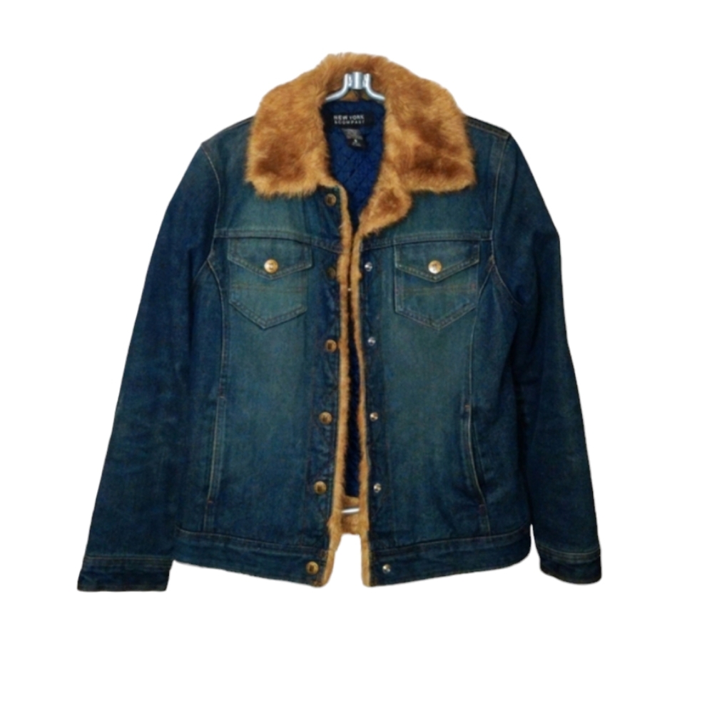 New York & Company Jean Jacket - Picture 1 of 12